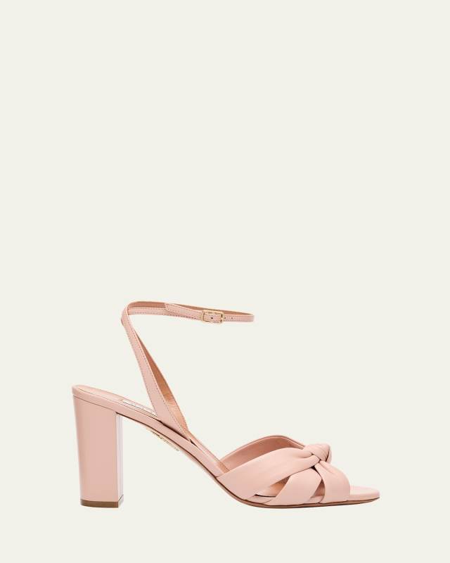 Nina Knot Ankle-Strap Sandals